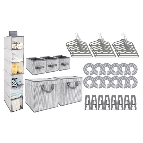 50-Piece Nursery Organizer Set