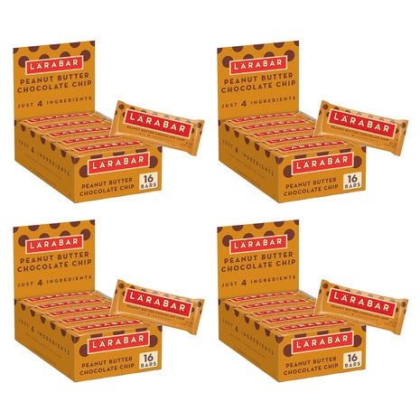 64 Larabar Peanut Butter Chocolate Chip Bars