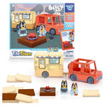 Bluey Heeler Camper Magnetic Tile Playset