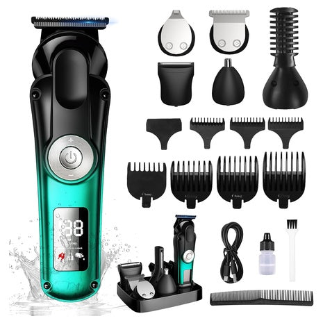 6 In 1 Professional Men's Hair Clipper Grooming Kit