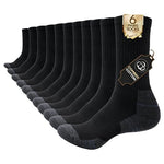 6 Pairs Cotton Crew Socks
