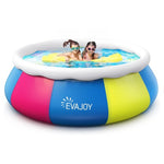 Evajoy 10ft ×30in Above Ground Pool Easy