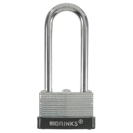 BRINKS Laminated Steel Padlock with 2-1/4" Shackle