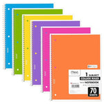 6-Pack Mead College Ruled Spiral Notebooks