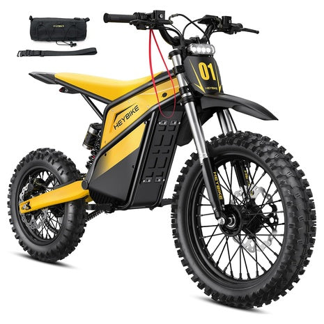 Heybike Electric Off-Road & Trail Dirt Bike With Hydraulic Brakes