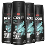4 Bottles Of AXE Apollo Body Spray Deodorant