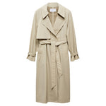 Women's 100% Cotton Long Trench Coat