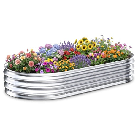 Tegarbed Galvanized Raised Garden Bed