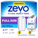 2-Pack Zevo Flying Insect Trap Starter Kit