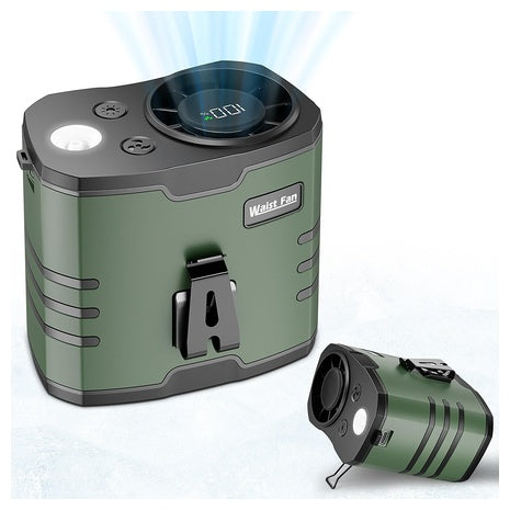 Clip-On Waist Fan with 10,000mAh Battery