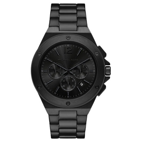 Michael Kors Men's Oversized Lennox Black Tone Watch