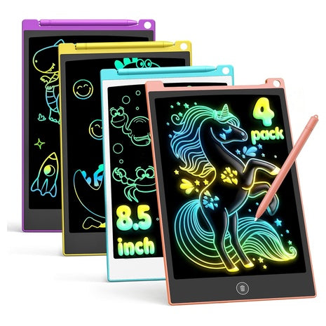 4-Pack Kids LCD Writing Tablets
