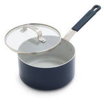 2.54QT GreenPan Bobby Flay Nonstick Sauce Pan W/ Lid