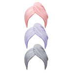 3-Pack Microfiber Hair Towels