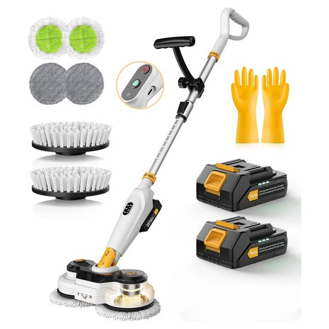 Cordless Electric Spin Mop with Water Spray