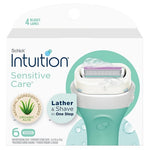 6 Schick Intuition Sensitive Razor Blade Refills