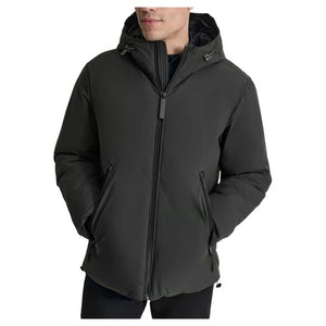 DKNY Men's Hooded Full Zip Jacket