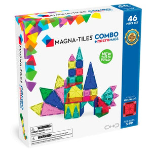 Magna-Tiles Combo 46-Piece Magnetic Construction Set