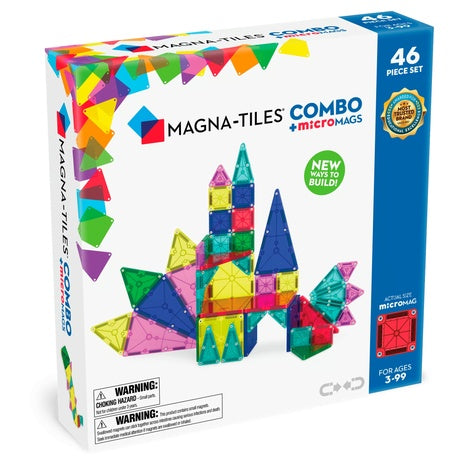 Magna-Tiles Combo 46-Piece Magnetic Construction Set