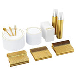 700-Piece Gold Disposable Dinnerware Set