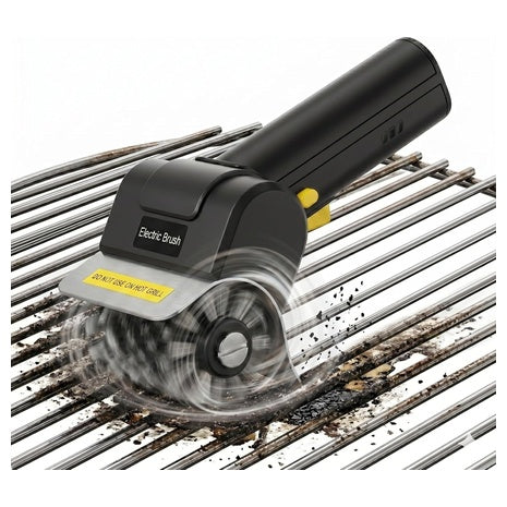 Rechargeable Electric BBQ Grill Brush With Anti-Lock Motor