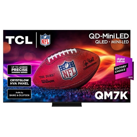55" TCL 55QM7K 4K Ultra HDR Smart QD-Mini LED Google TV