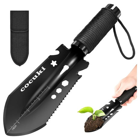 CoCuKi 9-in-1 Mini Portable Backpacking Trowel