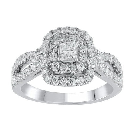 1 Ct Lab-Grown Diamond Composite Engagement Ring