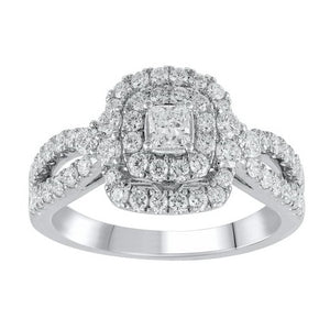 1 Ct Lab-Grown Diamond Composite Engagement Ring