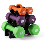 32lbs Cap Barbell Neoprene Dumbbell Weights Set