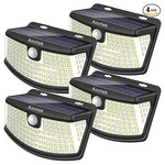 4 Pack Of 120 LED Solar Motion Sensor Lights