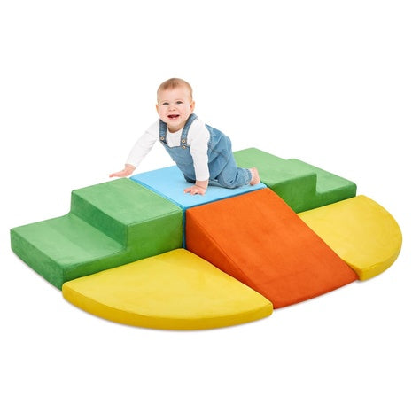 6-Piece Soft Foam Climbing Blocks Set
