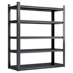 5-Tiers Steel Heavy Duty Freestanding Garage Storage Shelving Unit