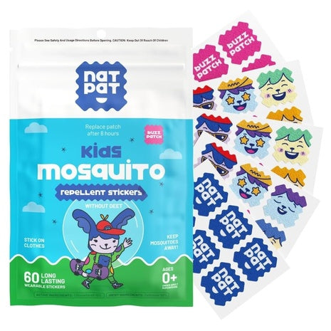 3-Pack NatPat Buzz Patch Mosquito Stickers