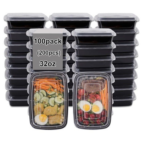 100 Meal Prep Food Storage Containers