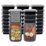 100 Meal Prep Food Storage Containers