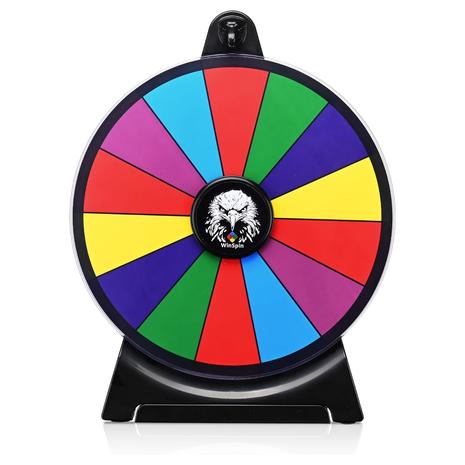 14-Slot Spinning Tabletop Prize Wheel Game