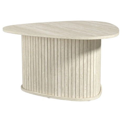 Latitude Run Aurel Modern Fluted Triangle Living Room Coffee Table