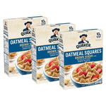 3-Pack Quaker Oatmeal Brown Sugar Squares Breakfast Cereal (OU-D)