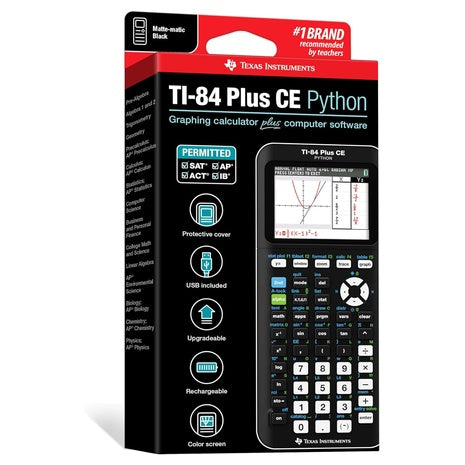 Texas Instruments TI 84 Plus CE Python Graphing Calculator