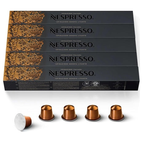 50 Nespresso Livanto OriginalLine Pods