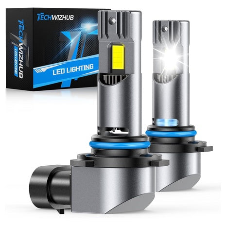 2-Pack 9006/HB4 LED Fog Light Bulbs (6500K Cool White)