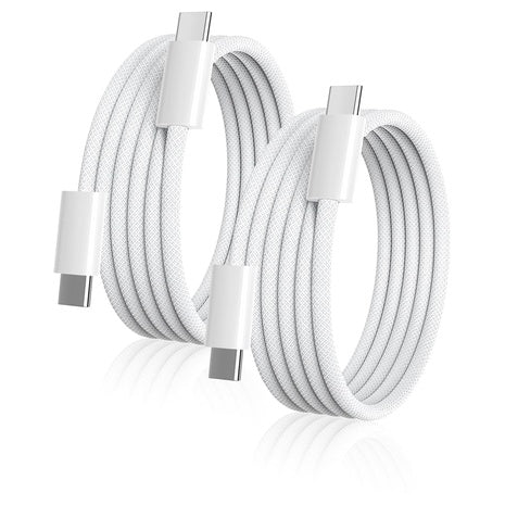 2-Pack 60W USB-C to USB-C Cables