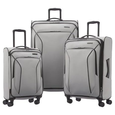 3-Piece American Tourister X-Lite Luggage Set W/ Spinner Wheels