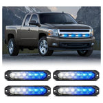 4-Pack Nilight 6 LED Emergency Strobe Light Bars