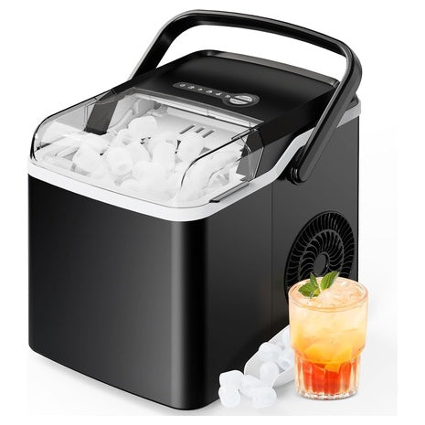 Countertop Ice Maker with Self-Cleaning