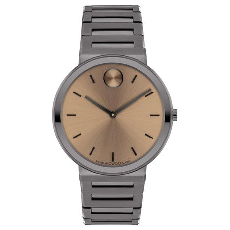 Movado Bold Horizon Ultra Thin Grey Watch
