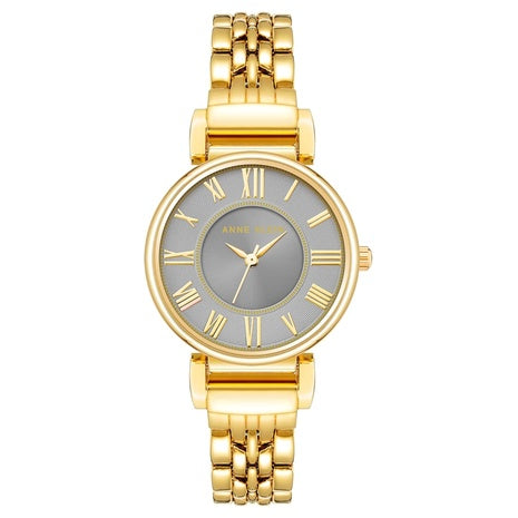 Anne Klein Women's 30mm Gold-Tone Bracelet Watch