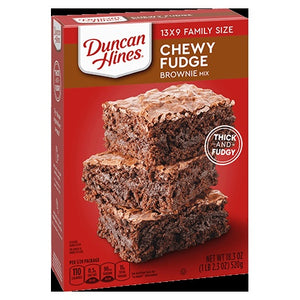 Duncan Hines Brownie Mix, Chewy Fudge
