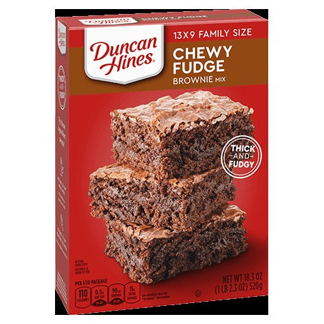 Duncan Hines Brownie Mix, Chewy Fudge